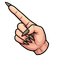Skeletal Claw Hand Cursor pointer cursor