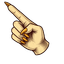 Sketchy Halloween Bat Cursor pointer cursor