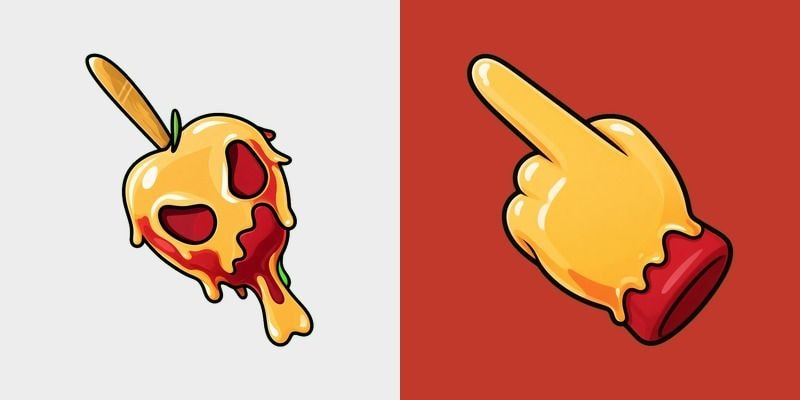 Skull Candy Apple Cursor