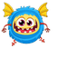 Sky Fin Tube Monster Cursor default cursor