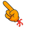 Sky Fin Tube Monster Cursor pointer cursor