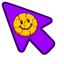 Smiley Cracking Face default cursor