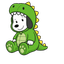 Snoopy Dino Woodstock Dino Egg pointer cursor