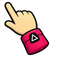 Squid Game Pink Guard Cursor pointer cursor
