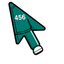 Squid Game Player 456 Cursor default cursor