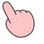 Strawberry Sprinkle Cat Cursor pointer cursor