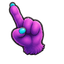 Sunset Orb Fluff Monster Cursor pointer cursor