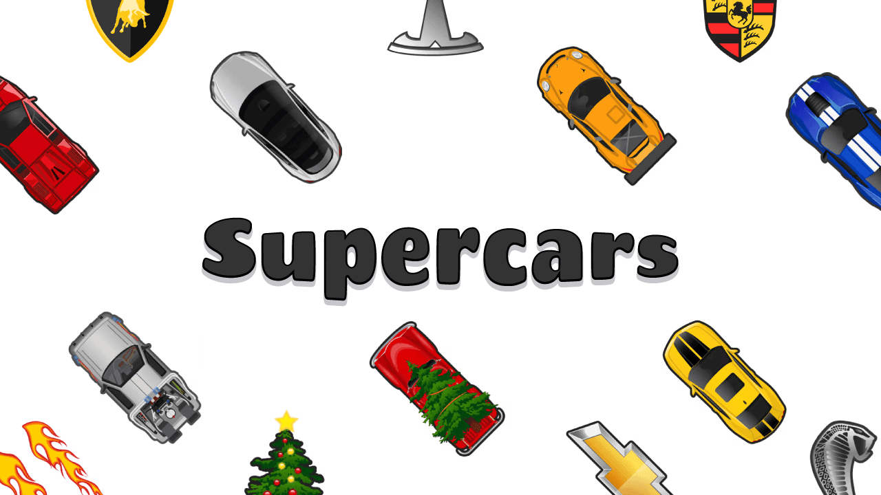Supercars custom cursor collection preview
