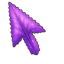 Violet Fairy Leaf Cursor default cursor