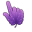 Violet Fairy Leaf Cursor pointer cursor
