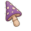 Violet Fairy Mushroom Cursor default cursor