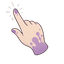 Violet Fairy Mushroom Cursor pointer cursor