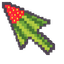 Voxel Strawberry Bear Cursor default cursor