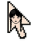 Wednesday Addams Cursor default cursor