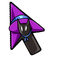 Witch Hat Black Cat Cursor default cursor