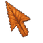Withered Autumn Leaf Cursor default cursor