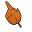 Withered Autumn Leaf Cursor pointer cursor