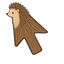 Woodland Hedgehog Cursor default cursor