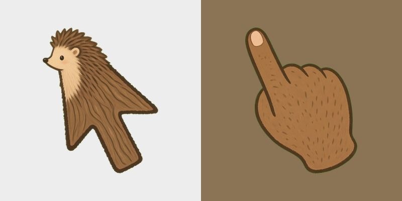 Woodland Hedgehog Cursor