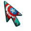 Zombie Cap Star Shield Cursor default cursor