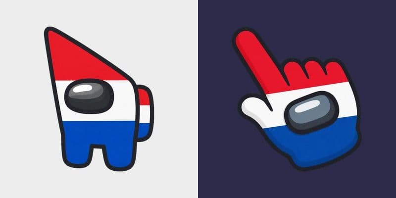 Among Us Thailand Flag Colors