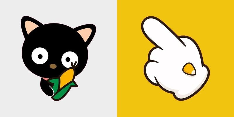 Chococat Harvest Corn Cursor