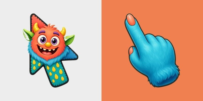 Coral Leaf Ear Monster Cursor