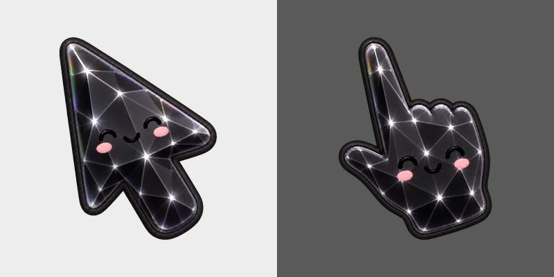 Cute Stylish Modern Obsidian Crystal