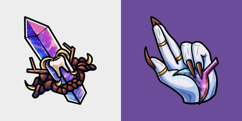 Galaxy Crystal Amulet Cursor