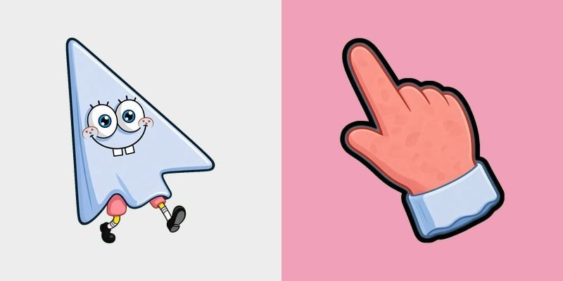Ghost Patrick Star Cursor