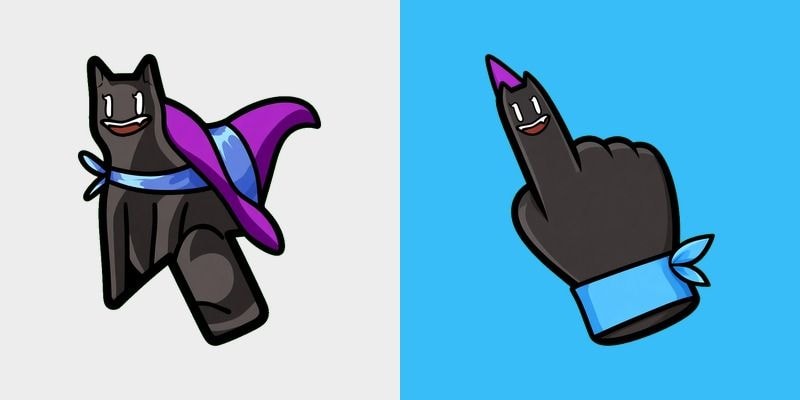 Grinning Witch Cat Cursor