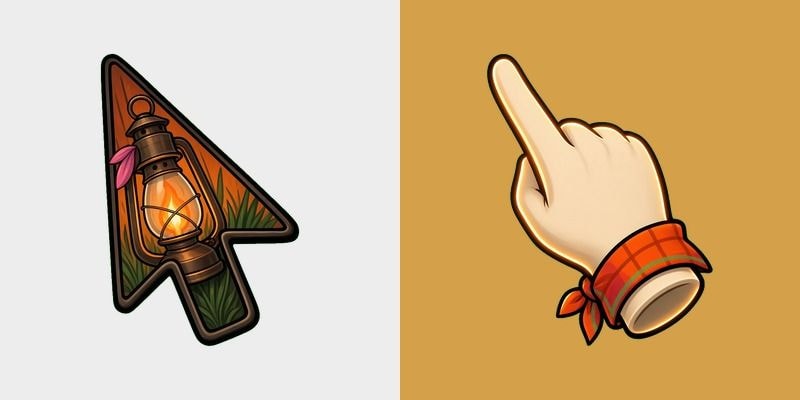 Hooded Forest Lantern Cursor