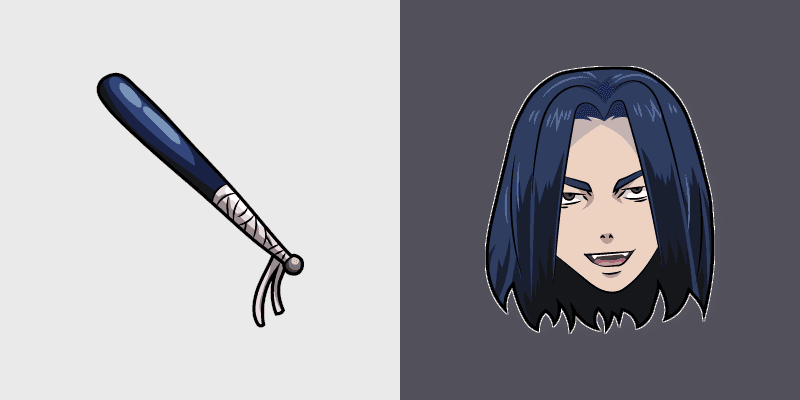 Custom Cursor Pack - Keisuke Baji Anime