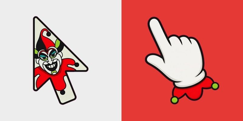 Joker Playing Card Cursor