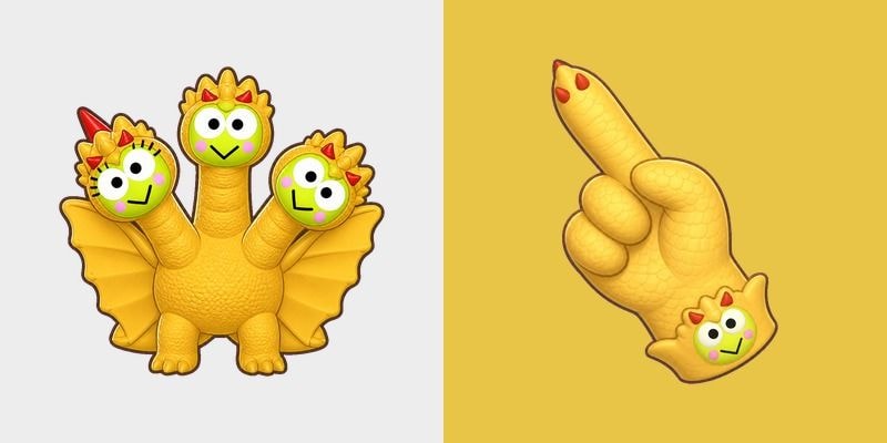 McDonalds Keroppi King Ghidorah cursor preview