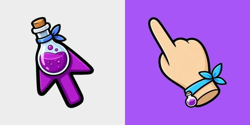 Purple Witch Potion Cursor