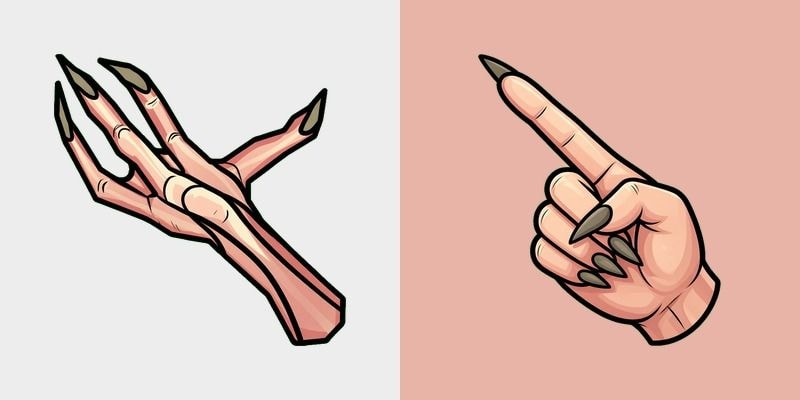 Skeletal Claw Hand Cursor