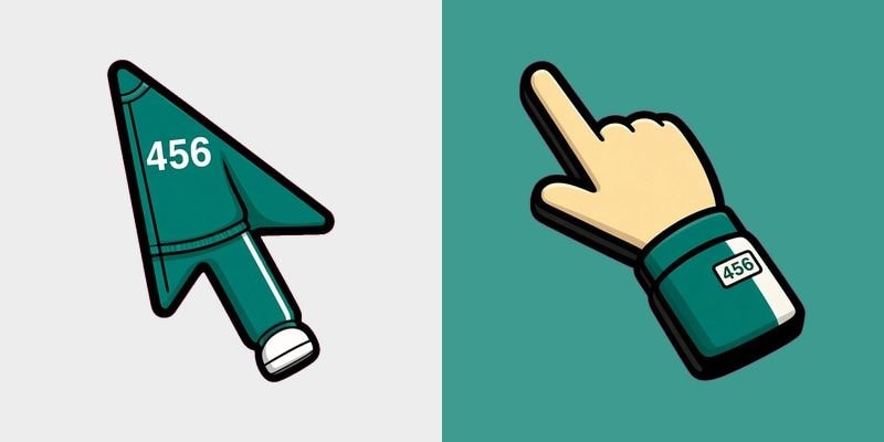 Squid Game Player 456 Cursor