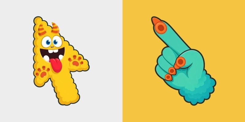 Sunny Triple Horn Cloud Monster Cursor