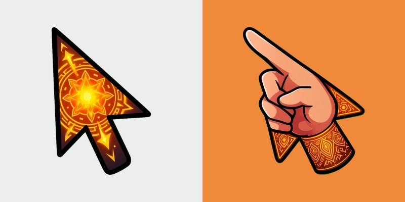 Tao Mandala Shield Cursor