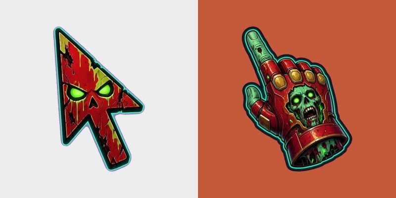 Zombie Iron Helmet Cursor