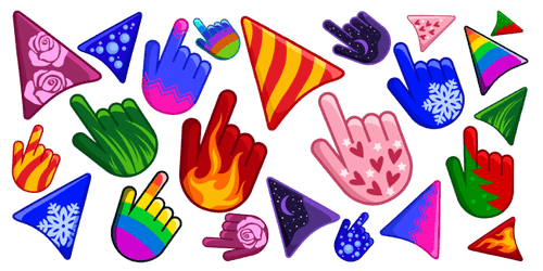 Detailed Colors cursor collection