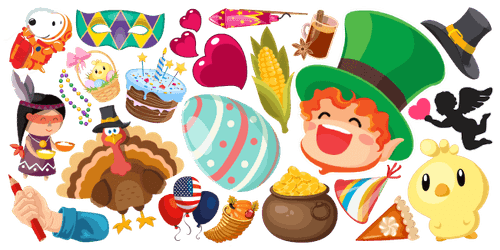Holidays cursor collection
