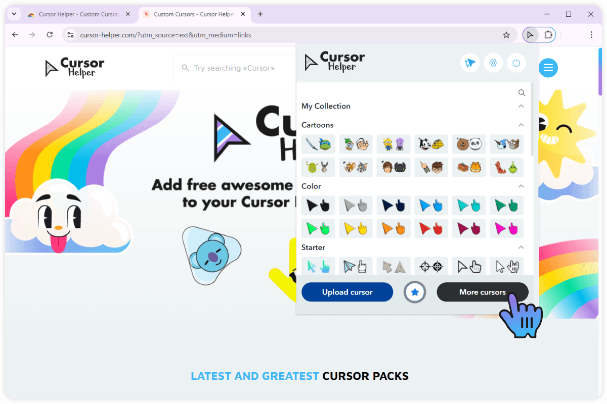 1.Accessing Cursor Helper website