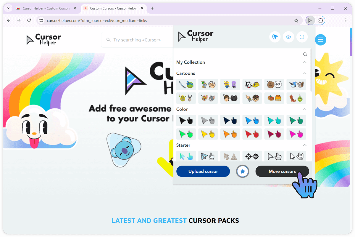 1.Accessing Cursor Helper website