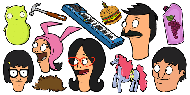 Bob's Burgers cursor collection