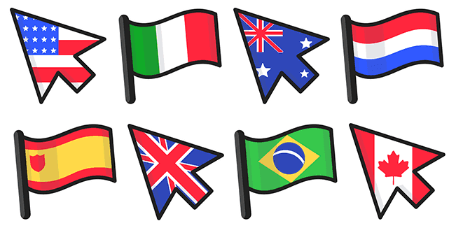 Country Flags cursor collection