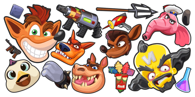 Crash Bandicoot cursor collection