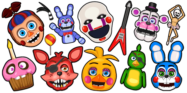 Five Nights at Freddy's cursor collection