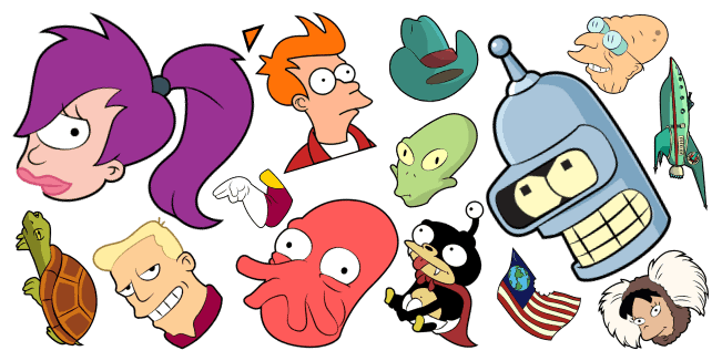 Futurama cursor collection